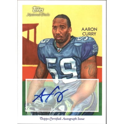 2009 Topps National Chicle Autographs #NCAAC Aaron Curry C