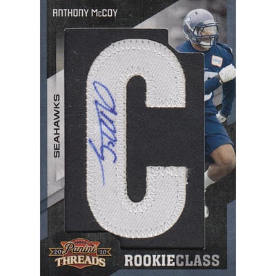 2010 Panini Threads #153 Anthony McCoy AU/325 RC