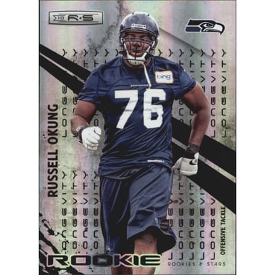 2010 Rookies and Stars Longevity Parallel Silver Holofoil #235 Russell Okung