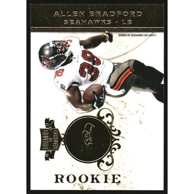 2011 Panini Plates and Patches Gold #109 Allen Bradford