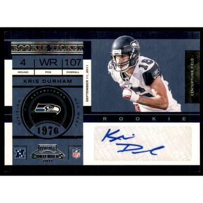 2011 Playoff Contenders #149 Kris Durham AU RC