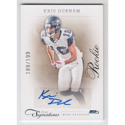 2011 Prime Signatures #200 Kris Durham AU/199 RC