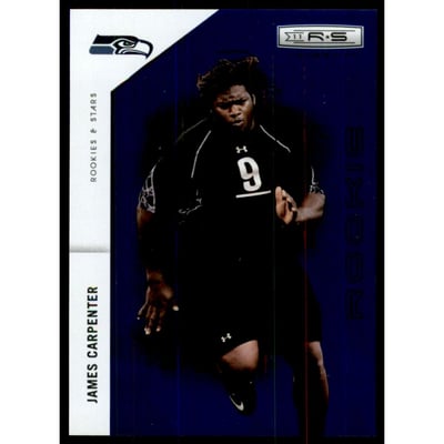 2011 Rookies and Stars Longevity Sapphire #196 James Carpenter