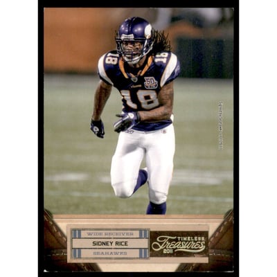 2011 Timeless Treasures Gold #90 Sidney Rice