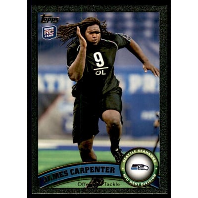 2011 Topps Black #275 James Carpenter