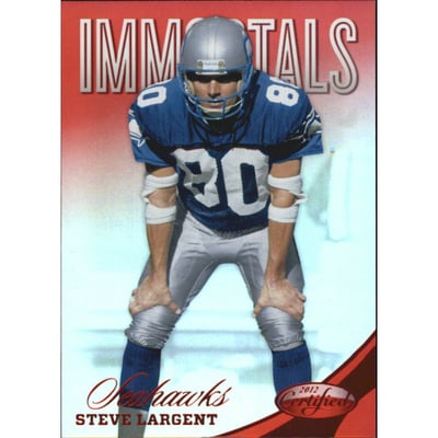 2012 Certified Mirror Red #199 Steve Largent