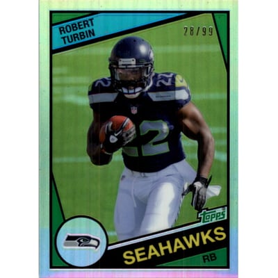 2012 Topps Chrome 1984 Refractors #24 Robert Turbin