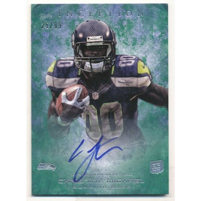 2013 Topps Inception Green #139 Christine Michael AU
