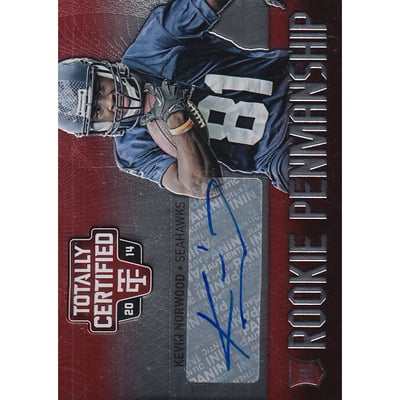 2014 Totally Certified Rookie Penmanship Red #RPKN Kevin Norwood