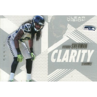 2015 Panini Clear Vision Clarity #CL5 Richard Sherman