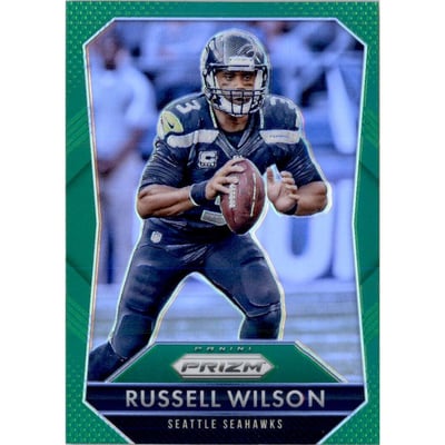 2015 Panini Prizm Prizms Green #3 Russell Wilson