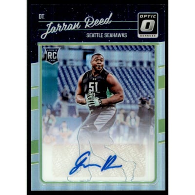 2016 Donruss Optic Rookie Signatures Holo #120 Jarran Reed
