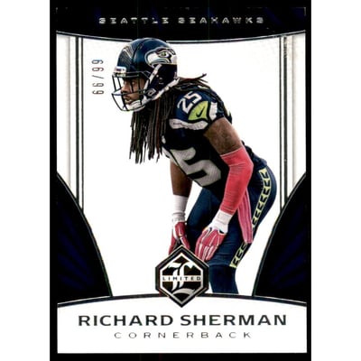 2016 Limited Silver Spotlight #82 Richard Sherman