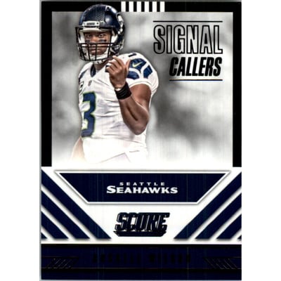 2016 Score Signal Callers Black #22 Russell Wilson