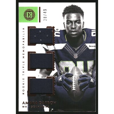 2017 Panini Encased Rookie Triple Memorabilia #16 Amara Darboh