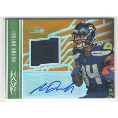 2017 Panini Phoenix Rookie Jersey Autographs Orange #34 Amara Darboh/150