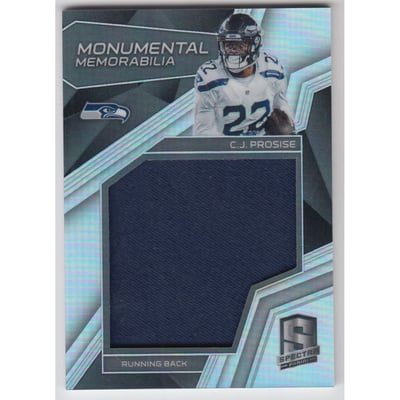 2017 Panini Spectra Monumental Memorabilia #32 C.J. Prosise