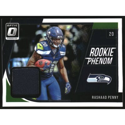 2018 Donruss Optic Rookie Phenoms Jerseys Horizontal #19 Rashaad Penny