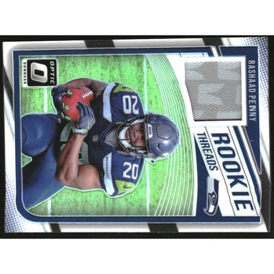 2018 Donruss Optic Rookie Threads Prime #16 Rashaad Penny