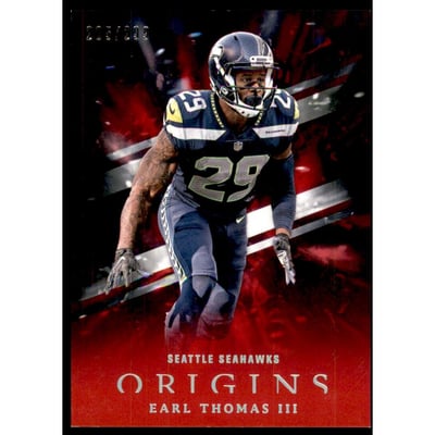 2018 Panini Origins Red #90 Earl Thomas III