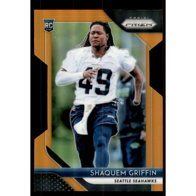 2018 Panini Prizm Prizms Orange #279 Shaquem Griffin