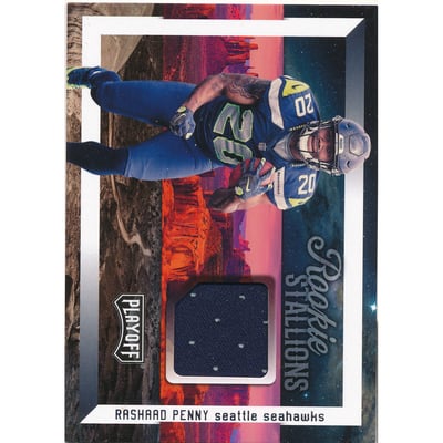2018 Playoff Rookie Stallions Jerseys #10 Rashaad Penny