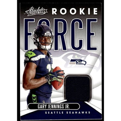 2019 Absolute Rookie Force Jerseys #12 Gary Jennings Jr.