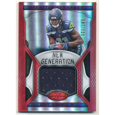 2019 Certified New Generation Jerseys Mirror Red #37 Gary Jennings Jr.