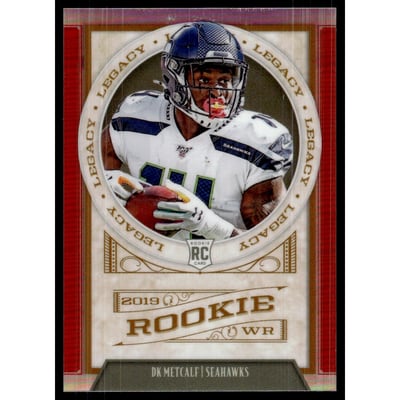 2019 Panini Legacy Red #203 D.K. Metcalf/(inserted in 2019 Panini Chronicles)