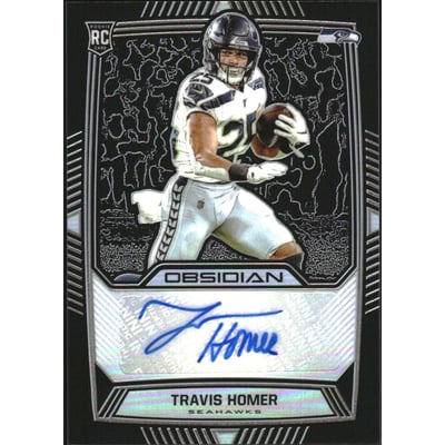 2019 Panini Obsidian Rookie Autographs #96 Travis Homer/150