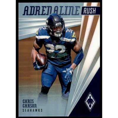 2019 Panini Phoenix Adrenaline Rush Orange #10 Chris Carson