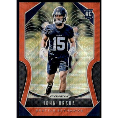 2019 Panini Prizm Prizms Red Wave #395 John Ursua