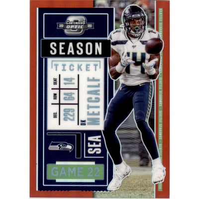 2020 Panini Contenders Optic Red #53 D.K. Metcalf