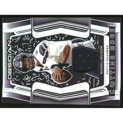 2020 Panini Obsidian Cutting Edge Materials #11 Russell Wilson
