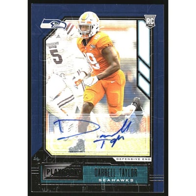 2020 Panini Playbook Rookies Signatures #186 Darrell Taylor