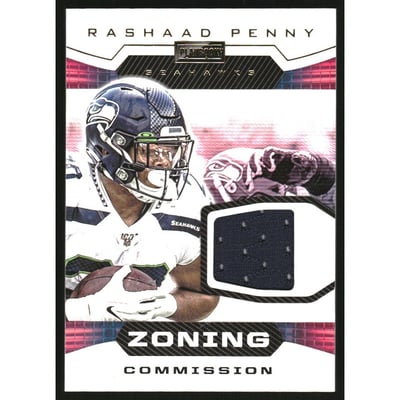 2020 Panini Playbook Zoning Commission Materials #19 Rashaad Penny