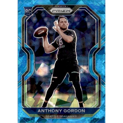 2020 Panini Prizm Prizms Blue Ice #391 Anthony Gordon