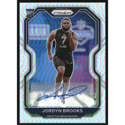 2020 Panini Prizm Rookie Autographs #388 Jordyn Brooks