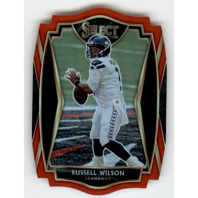 2020 Select Prizm Red Die Cut #103 Russell Wilson