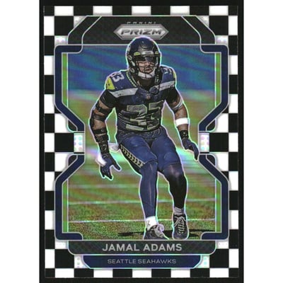 2021 Panini Prizm Prizms Black and White Checker #49 Jamal Adams