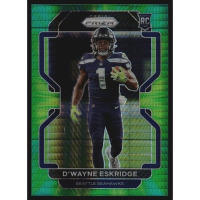2021 Panini Prizm Prizms Hyper #349 D'Wayne Eskridge