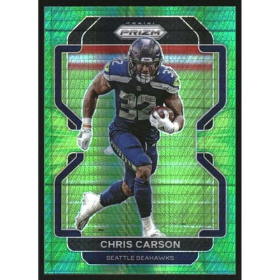 2021 Panini Prizm Prizms Hyper #46 Chris Carson
