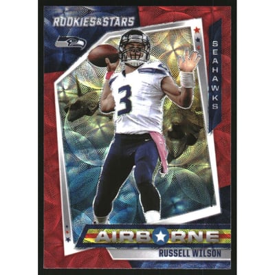 2021 Rookies and Stars Airborne Red Scope #6 Russell Wilson