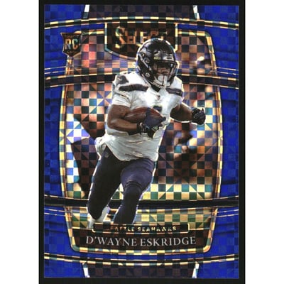 2021 Select Prizm Blue #60 D'Wayne Eskridge