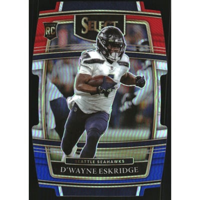 2021 Select Prizm Red and Blue Die Cut #60 D'Wayne Eskridge