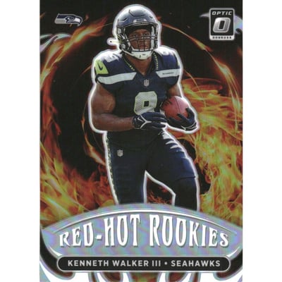 2022 Donruss Optic Red Hot Rookies #7 Kenneth Walker III