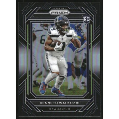 2022 Panini Chronicles Prizm Black Silver #19 Kenneth Walker III