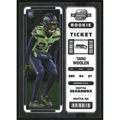2022 Panini Contenders Optic #100 Tariq Woolen RC