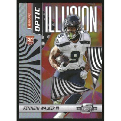 2022 Panini Contenders Optic Optic Illusion #24 Kenneth Walker III