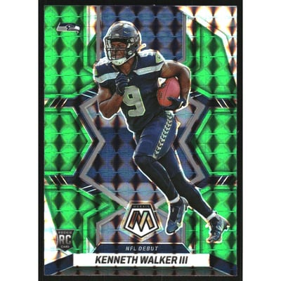 2022 Panini Mosaic Mosaic Green #284 Kenneth Walker III DEB